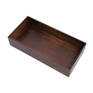 Bamboo Drawer Organizer Kitchen Utensil Organizer Silverware Tray Cutlery Holder - Picture 1 of 8