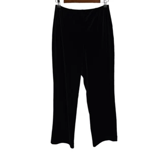 Chico's Velvet black Pull-on pants size Medium - Picture 1 of 7