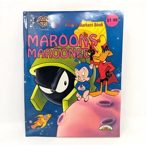 Looney Tunes Maroons Marooned Paint & Marker Book Landolls 1996 Vintage Coloring - Bild 1 von 9