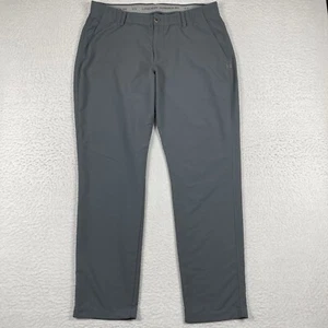 Under Armour Hose Herren 38x32 grau Golfer Aktiv Reisen Freizeit Workwear Preppy - Bild 1 von 17
