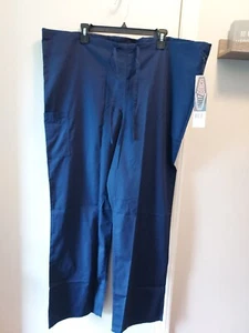 ScrubZone by Landau Unisex T Navy Scrub Pants Size XLG - Picture 1 of 6