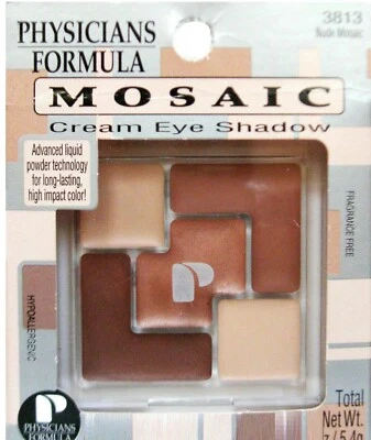 PHYSICIANS FORMULA MOSIAC CREAM EYE SHADOW #3813 NUDE MOSIAC FREE SHIPPING USA - Image 1 of 4