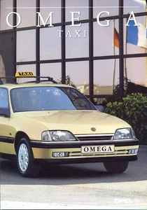Opel Omega TAXI German market sales brochure 1989 - Picture 1 of 1