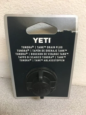 Enchufe de drenaje refrigerador YETI negro 1 paquete 8070268 Foto 1 de 2