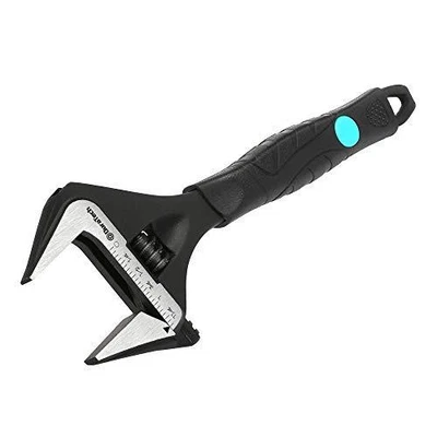 Adjustable Wrench Wide Jaw Large Opening Hand Tool Non-slip Grip Universal NEW - Image 1 of 4