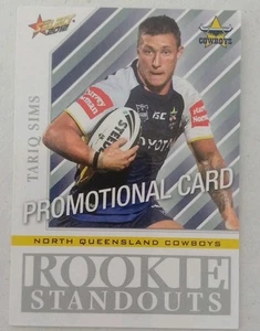 2012 Select NRL Tariq Sims North Queensland Cowboys Promotional Card - Picture 1 of 1