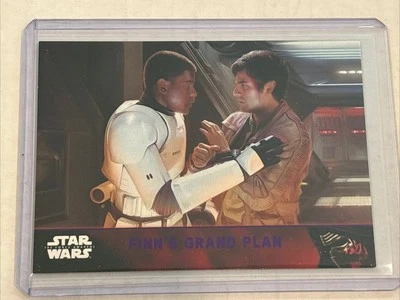 2015 Topps Star Wars Force Awakens Finn’s Grand Plan PURPLE Parallel Card #85 - Image 1 of 2