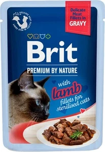 24x85g BRIT Nassfutter mit Lamm in Soße für sterilisierte/nach Kastration Katzen - Bild 1 von 1