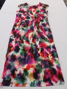 PHASE EIGHT BNWT COLOURFUL WATERCOLOUR SLEEVELESS JERSEY SABELLA DRESS UK 12 - Picture 1 of 15