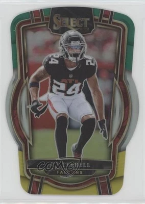 2022 Panini Select Club Level Green & Yellow Prizm Die-Cut AJ Terrell #296 - Image 1 of 2