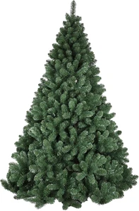 Albero Di Natale Pino 150 180 210 240 270 CM SUPER FOLTO REALISTICO VERDE NATALE - Foto 1 di 12
