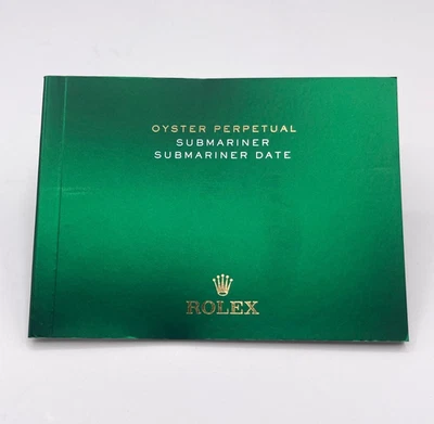 Rolex Submariner Date libretto corredo orologio watch booklet 10.2016 inglese - Immagine 1 di 4