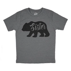 Toddler Sister Bear T Shirt Cute Funny Family Tee for Little Sister - Picture 1 of 6