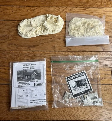 Pilas de depósito de chatarra escala HO 1/87, gallinero, estación ramificada Foto 1 de 4