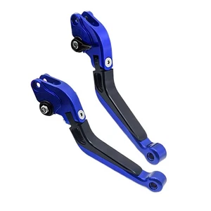 2xMotorrad-Brems-Kupplungshebel 6 Positionen einstellbar Aluminiumlegierung zx - Picture 1 of 4