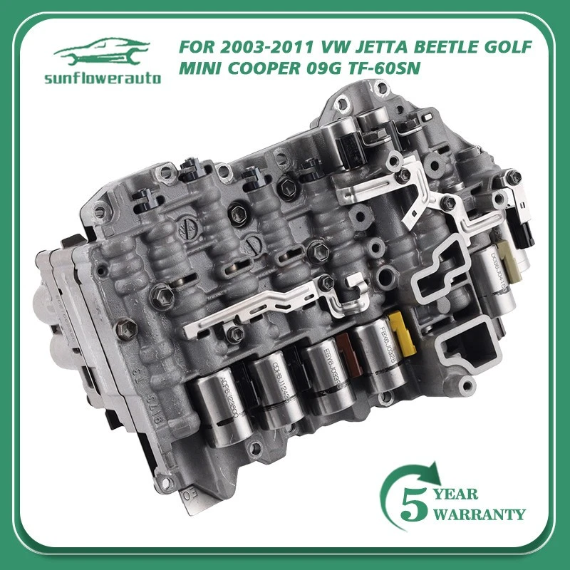 09G 6-Speed Transmission Valve Body For VW Beetle Jetta Golf Mini Cooper Passat Foto 1 de 4