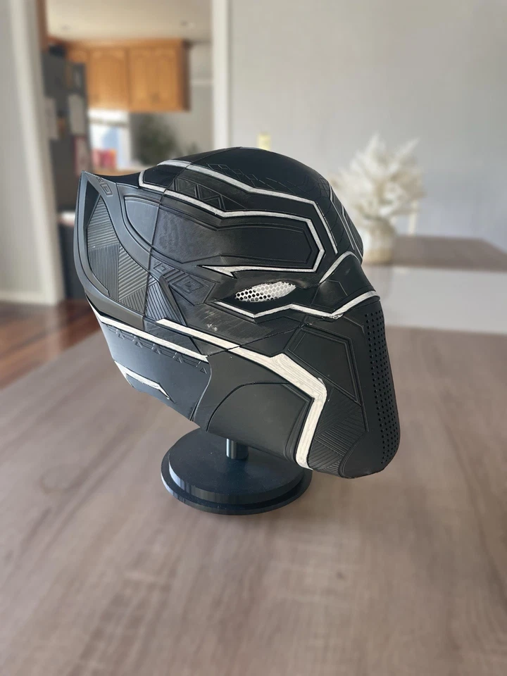 Máscara Pantera Negra Casco Cosplay Impreso en 3D Tamaño Completo Foto 1 de 4