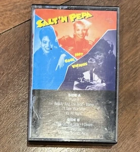 Salt 'N Pepa - Hot Cool & Vicious Cassette Audio Tape Pop Hip Hop Vintage - Picture 1 of 4