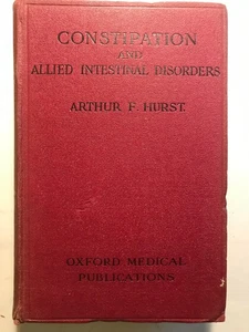 Vintage 1919 Oxford Medical Book Constipation & Allied Intestinal Orders - Bild 1 von 11