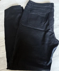 Woman’s Plus Size Black Stretchy Jeans 22W - Picture 1 of 10