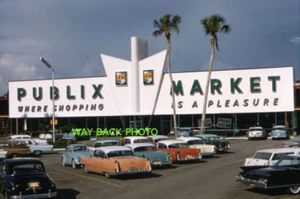 4"x 6" Reprint Photo 1961 Publix Grocery Store, East Venice, Florida - Picture 1 of 1