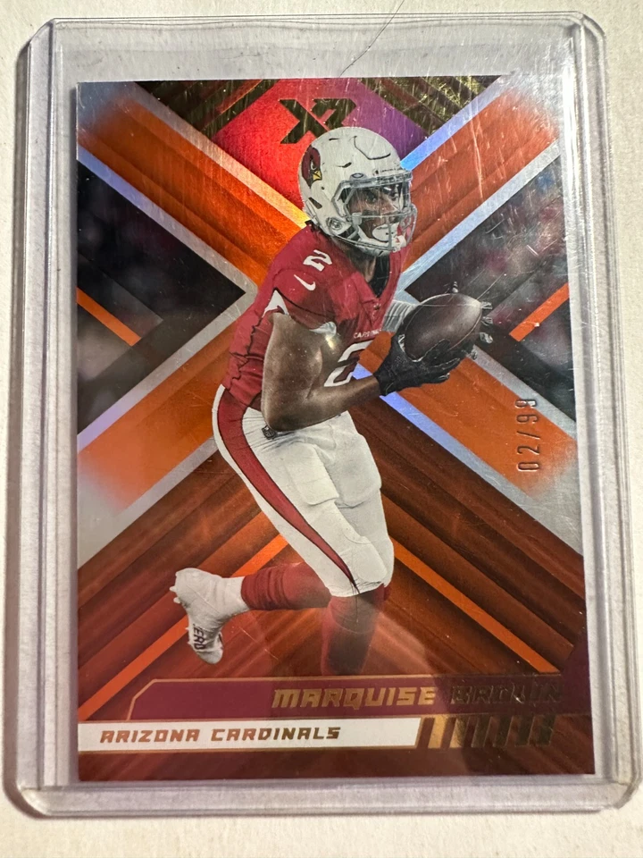 K89,303 - 2022 Panini XR Orange #13 Marquise Brown #/99 - Image 1 of 1