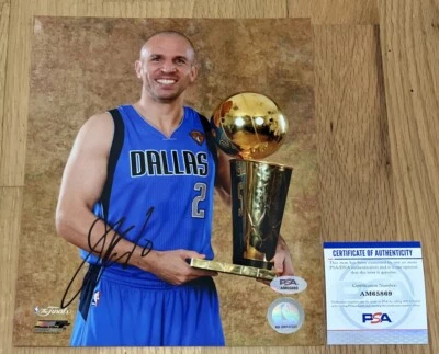 Jason Kidd Auto Autograph Signed 8x10 Photo PSA COA Rare - Image 1 of 2