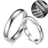 Bridal Wedding Bands Decorative Bands Stainless Steel Brushed and Polished Black CZ Hammered Ring Size 12.5