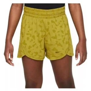 Nike Girls DriFit Knit High-Rise Shorts (Little Kids/Big Kids) Medium Training - Picture 1 of 1