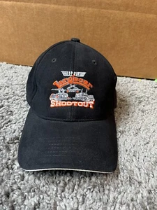 Top Gun Hat Cap Strap Back Black Logo Shoot Out Air Force Navy Military Mens - Picture 1 of 6