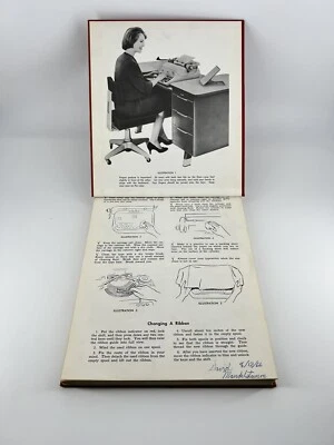 VTG 1965 Rowe College Typing Textbook 2nd Edition Revised, H.M. Rowe Co. Rare Ed - Image 1 of 4