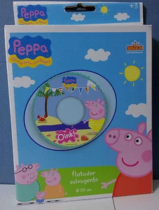 PEPPA PIG CIAMBELLA SALVAGENTE ANELLO 50 cm diam.  MARE SPIAGGIA PISCINA - Foto 1 di 1