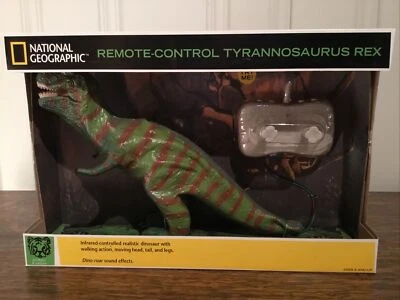 2004 National Geographic 15” T-Rex Remote-Control Roar Sound New Rare Toy - Image 1 of 4
