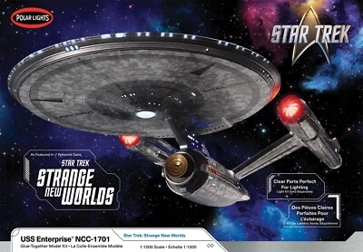 Polar Lights 1:1000 Scale Model Kit Star Trek: U.S.S Enterprise NCC-1701 POL999 - Image 1 of 4