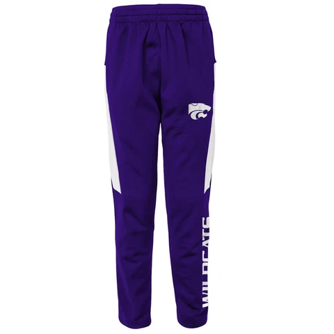 Outerstuff NCAA Youth Kansas State Wildcats Automation Field Pants, Purple Cover