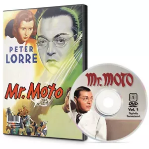 MR. MOTO COMPLETE 9 MYSTERY MOVIE DVD REMASTERED COLLECTION NEW PETER LORRE - Picture 1 of 1