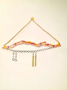 New Earring Organizer Hand Made, Hand Painted Driftwood Snake 151/2" L X 1" W - Picture 1 of 3