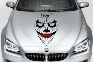 JOKER SKULL BATMAN DC COMICS CALCOMANÍA DE VINILO CAPÓ DE COCHE CAMIÓN - Imagen 1 de 1