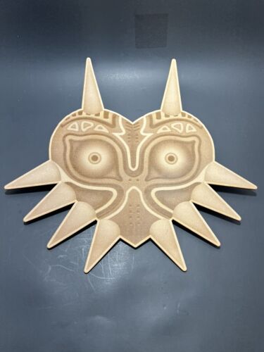 The Legend of Zelda Wood Laser Cut Engraving Design, Majoras Mask Wall Art