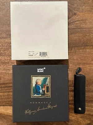 Bolígrafo Montblanc Meisterstuck 23216 oro coral Mozart con caja y bolsa NUEVO Foto 1 de 4