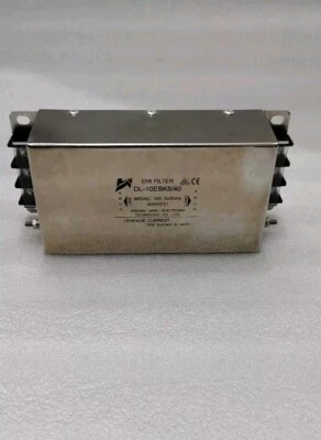 EMI FILTER DL-10EBK5/40 LEAKAGE CURRENT 480VAC 10A FEDEX - Image 1 of 4