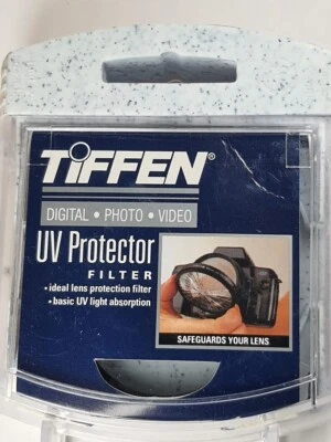 Tiffen 49mm UV Glass Lens Filter 49 mm Glass Safety Protector Protection E-49 US - Image 1 of 4
