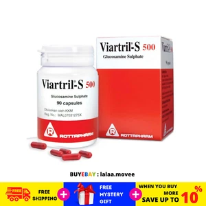 Viartril-S 500Mg 90 Capsules For Joint Pain - Picture 1 of 3