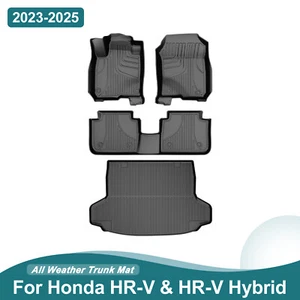 For Car 2023-2025 Honda HRV HR-V TPE Floor Mats Set Trunk Mat Cargo Liner - Picture 1 of 11