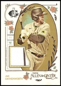 2024 Topps Allen & Ginter JAKE CRONENWORTH Jersey Relic (Stripe) Padres - Picture 1 of 2