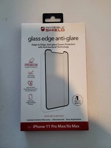 Zagg Invisible Glass Edge Anti-Glare Glass Screen Protector Phone 11 Pro Max/XS  - Picture 1 of 4