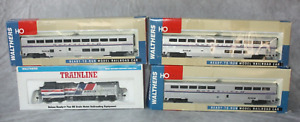 Walthers  Amtrak HO Diesel Locomotive Superliner Sleeping, Dining and coach cars