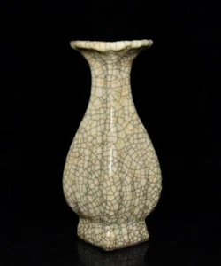ANTICO VASO PORCELLANA CINESE SONG GE FORNACE ST1568 - Foto 1 di 9
