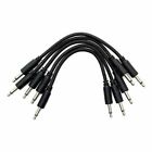 Erica Synths 10cm Braided Patch Cables (black, pack of 5)