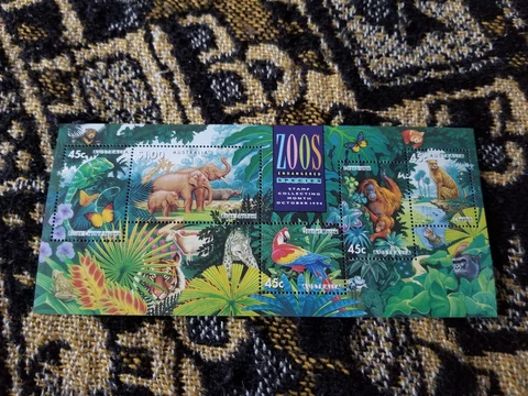Australia MNH Mini-Sheet - 1994 Threatened Animals - A144 Cover